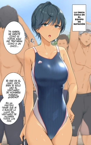 hentai La Única Chica En El Equipo De Natación