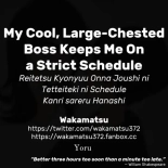 Reitetsu Kyonyuu Onna Joushi ni Tetteiteki ni Schedule Kanri sareru Hanashi : página 11