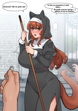 hentai Wolf Nun sin censura